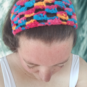 Bandeau multicolore acrylique